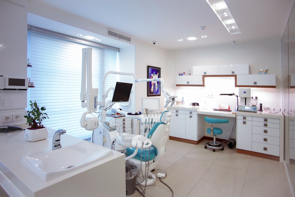 The bright, modern interior of Bright Smile Dental's Maplewood clinic